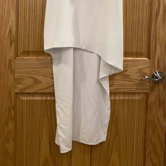 Halston Heritage One Shoulder Draped Dress - Picture 4 of 13